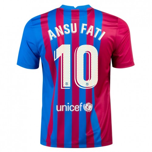 FC Barcelona Dres Ansu Fati 10 Domaći 2021/22 Kratkih Rukava FC Barcelona Dres Ansu Fati 10 Domaći 2021/22 Kratkih Rukava